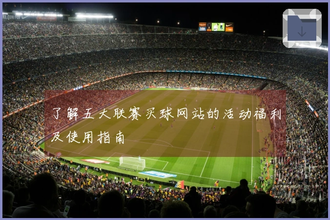 了解五大联赛买球网站的活动福利及使用指南